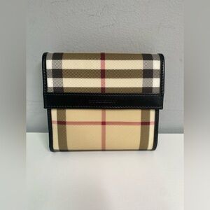 Burberry Nova Check Pattern Bifold Wallet